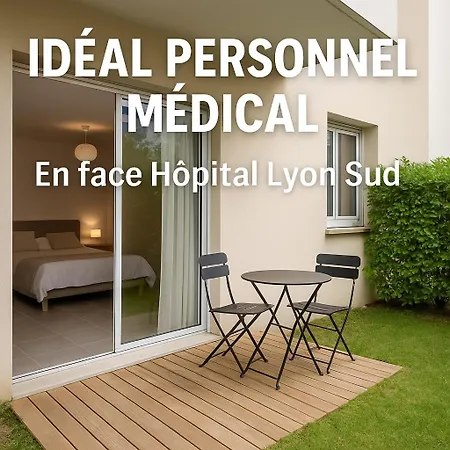 아파트 Ideal Hopitaux Lyon Sud Faculte De Medecine Metro B Moyenne Et Longue Duree *